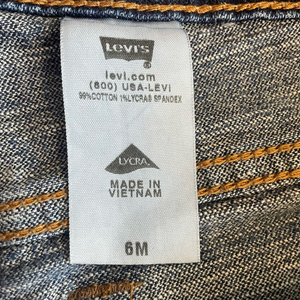 Levi's Straight 505 Mid Rise Jeans Like New - Picture 5 of 6